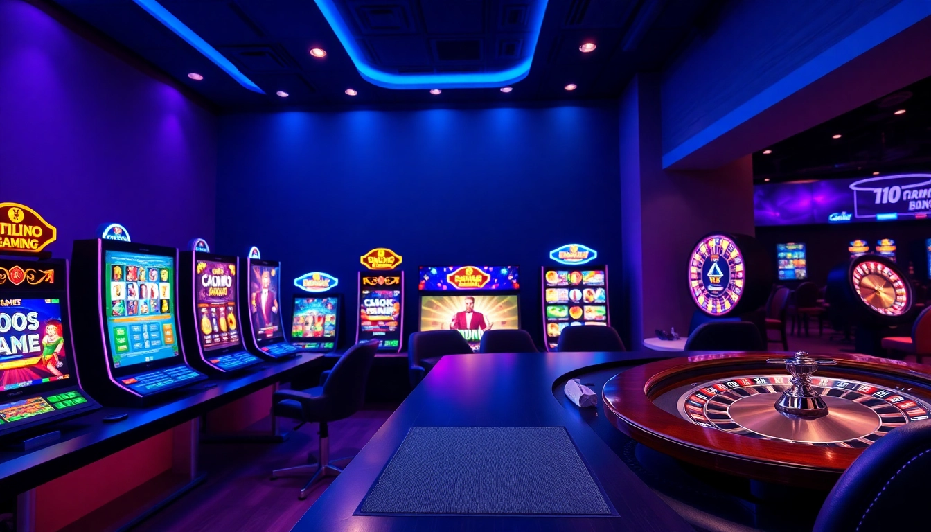 Découverte de jeux captivants sur casino en ligne avec des graphismes lumineux