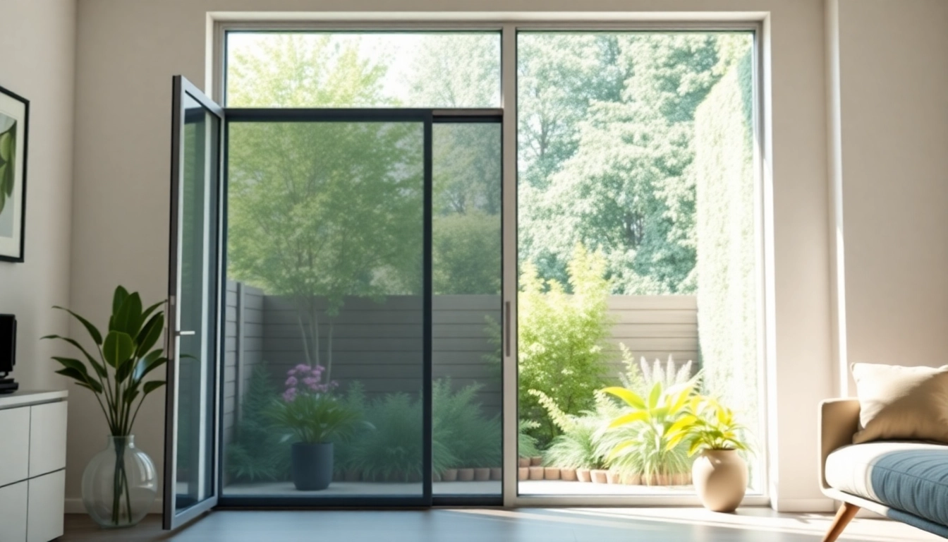 Installer une moustiquaire sur porte fenetre pour un intérieur lumineux et accueillant