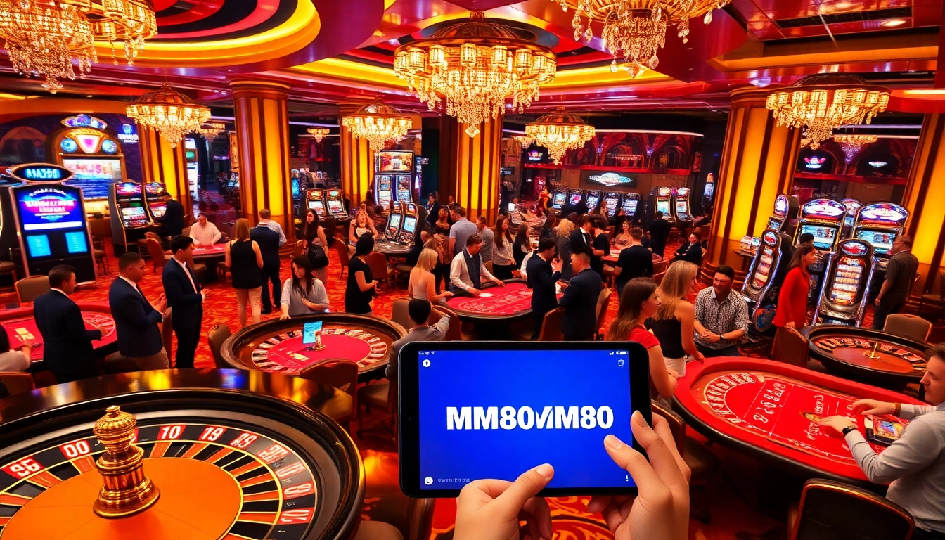 Experience the excitement of gambling at https://mm88bc.com/ with vibrant casino tables and thrilling gaming elements.