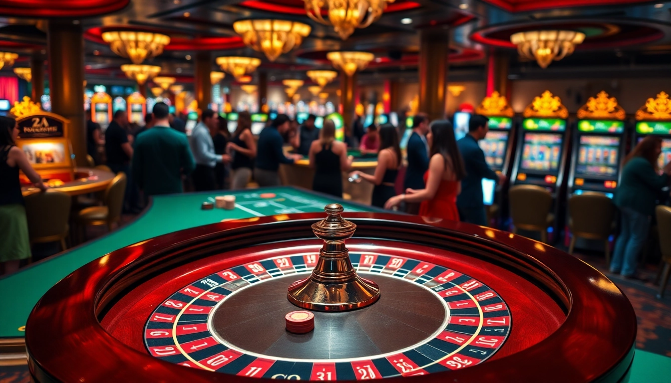 Experience the excitement of the meilleur casino france en ligne with vibrant gaming visuals and elegant roulette.